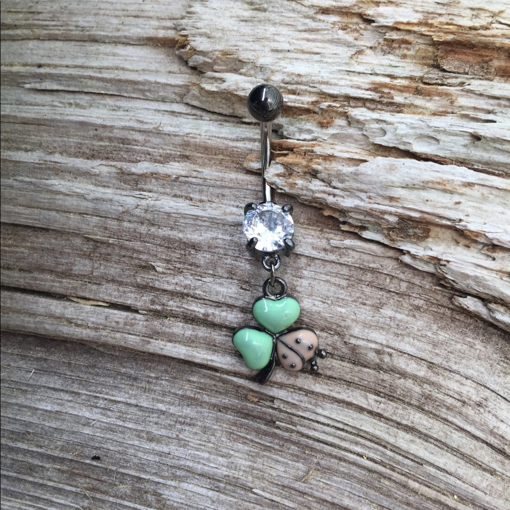 Lucky Ladybug‎ Belly Button Navel Ring